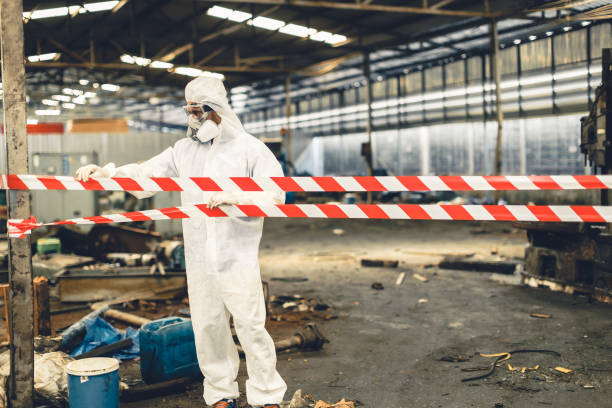 Professional Biohazard technician working in Dryden, MI